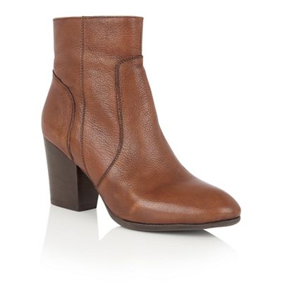 Lotus Tan leather 'Verbena' ankle boots